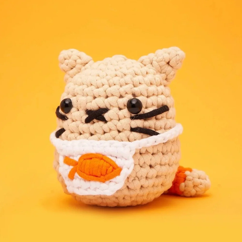 NEW The Woobles Learn to Crochet Kit for Beginners Nico the Cat